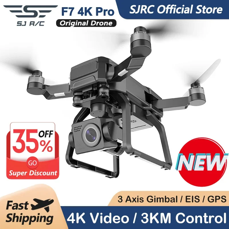 SJRC F7 4K PRO Camera Drone GP - огляд і ціна Drone Camera Professional